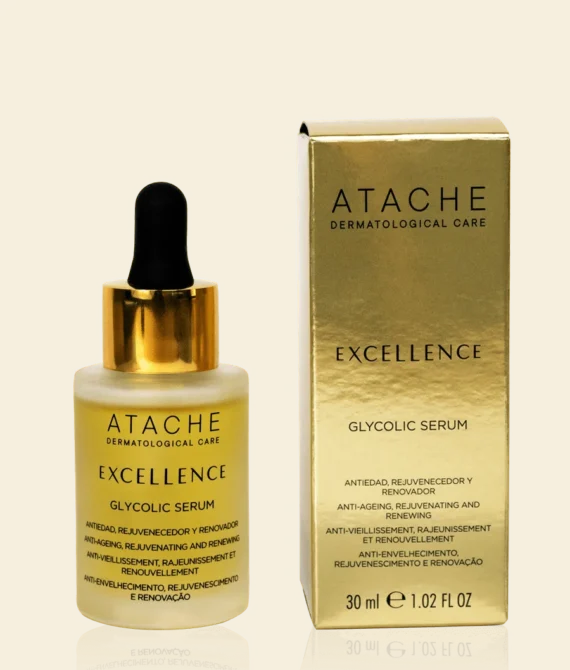 Atache Excellence Glycolic serumas nuo senėjimo, jauninantis ir atnaujinantis 30 ml